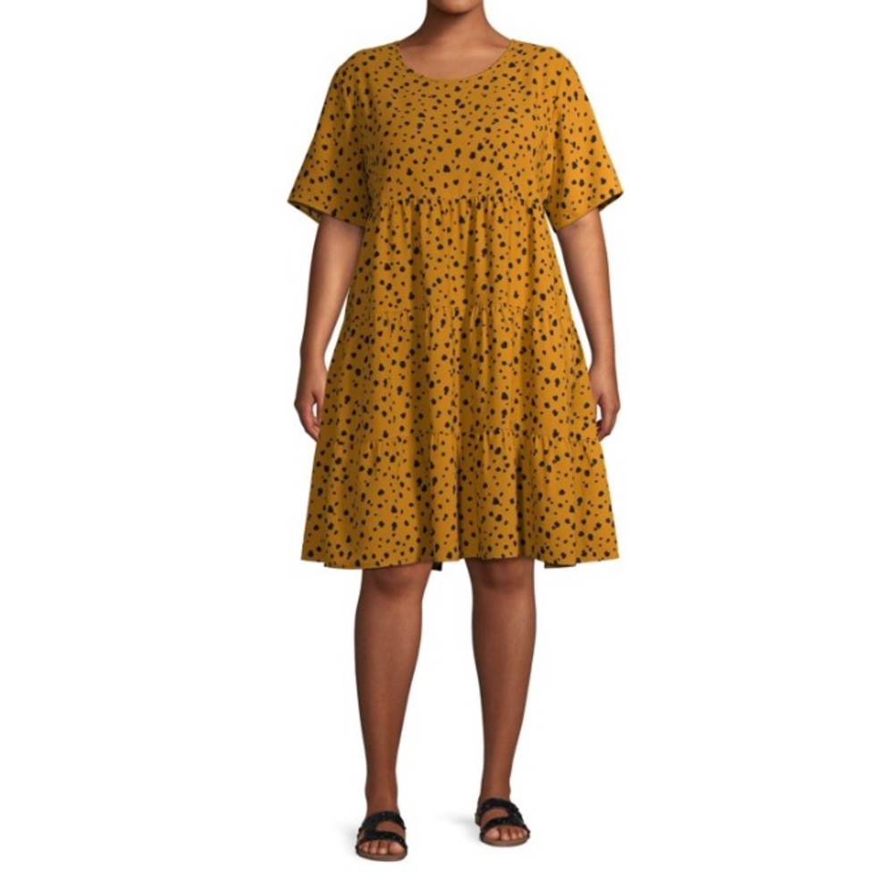 Terra & Sky Boho Tiered Dress